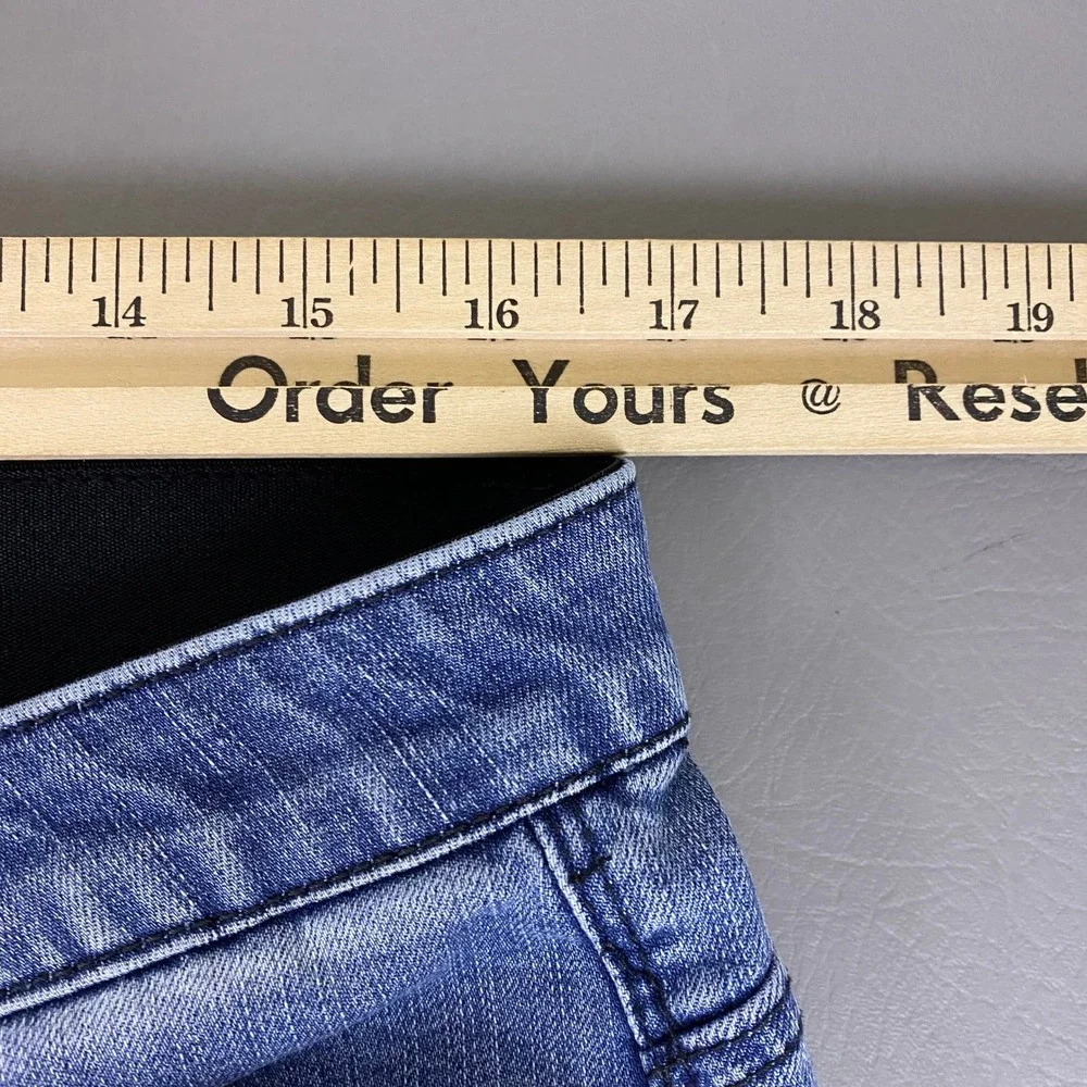Democracy Ab'solution Jeans Womens Size 14 Blue Straight Leg Medium Wash Stretch